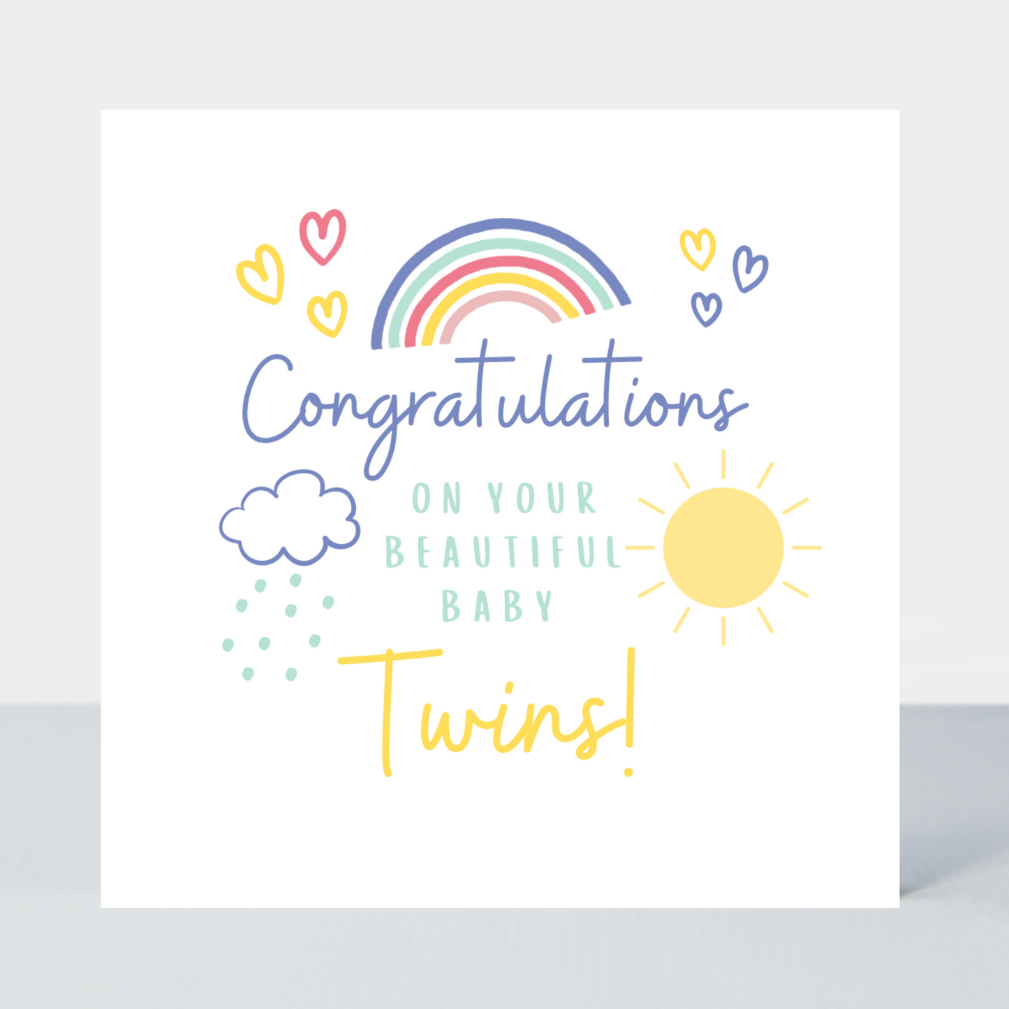Rainbows Twins Card