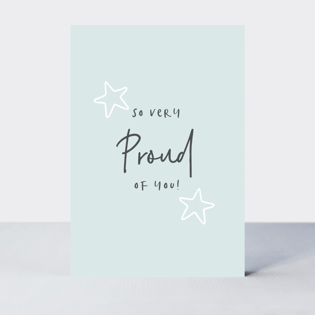 Wonderful You So Very Proud Card