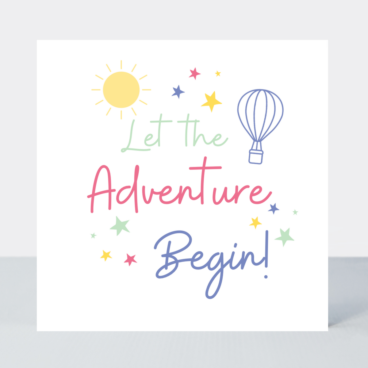 Rainbows Let The Adventure Begin Card