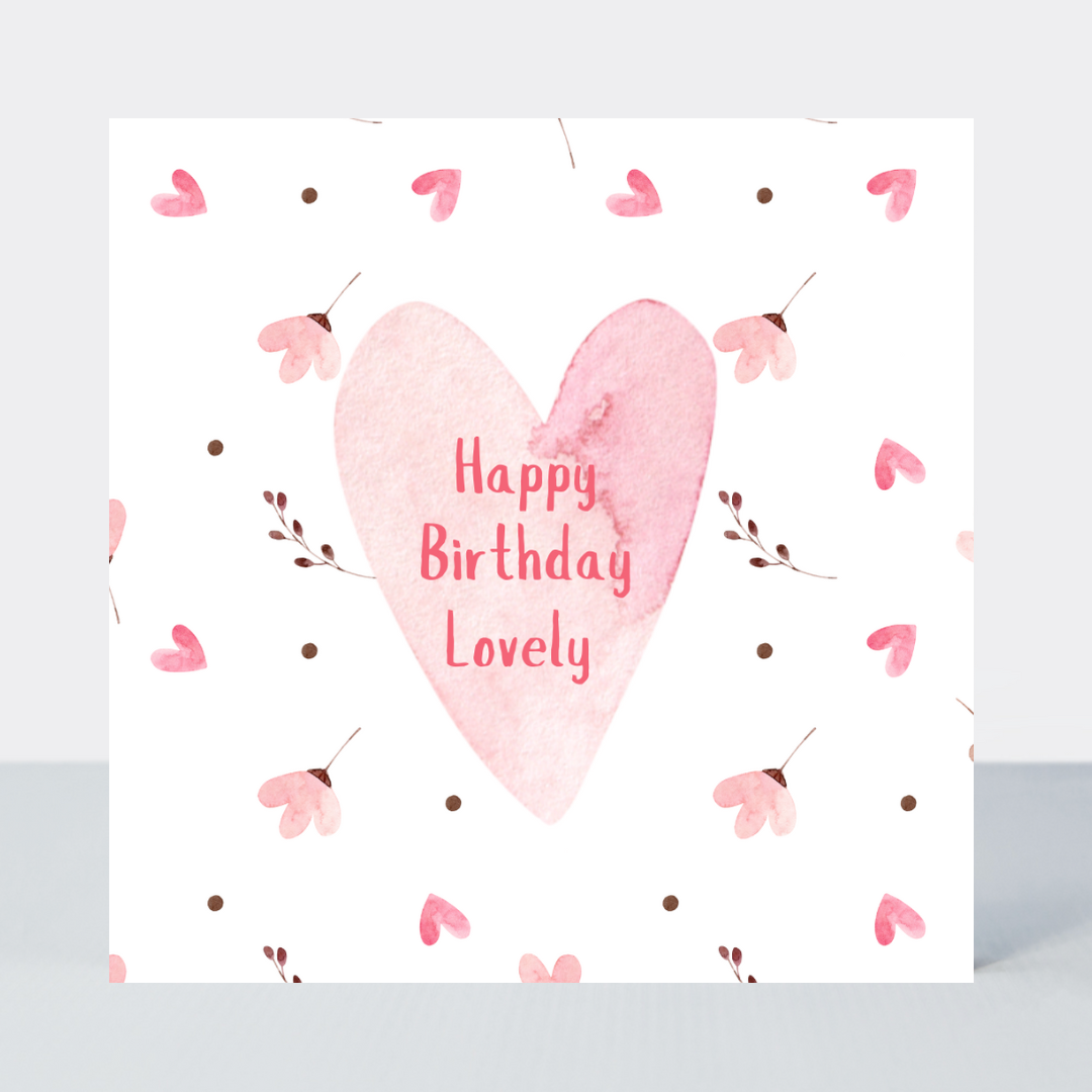 Sweet Hearts Happy Birthday Lovely Card