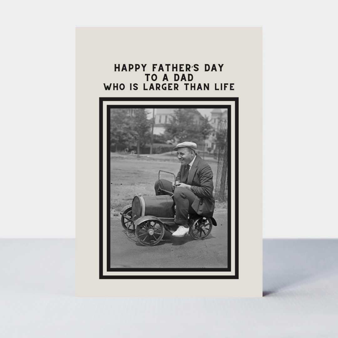 Piccalilli Larger Than Life Father's Day Card