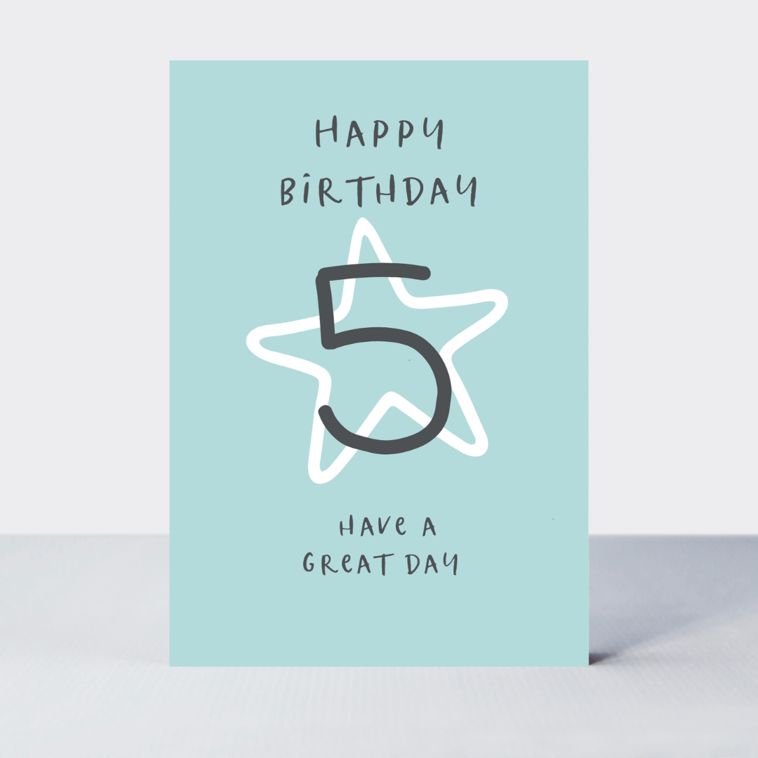 Wonderful You Age 5 Card